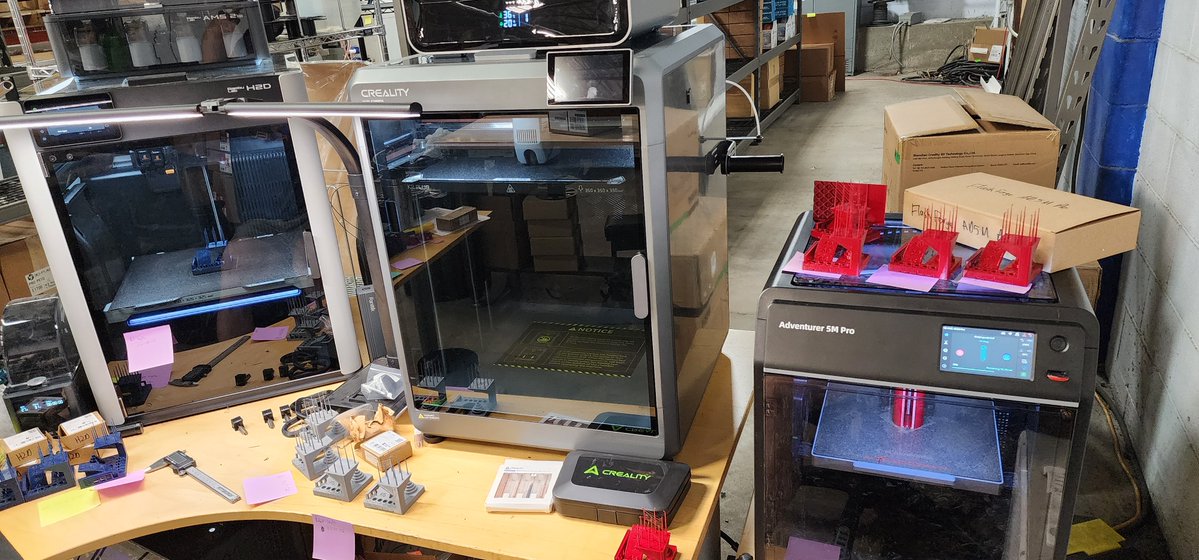 3D_Fuel's tweet image. Big Pro PCTG profiles update!

New Profiles:

FlashForge AD5M/Pro: 0.4mm + 0.6mm

Creality K2 Plus: 0.4mm (0.6, 0.8, 0.2 in the works)

Bambu H2D: Updated 0.4mm, added HF 0.4mm, added dual-nozzle process profile for printing Std PLA+ as breakaway support interface layer.

Prusa…
