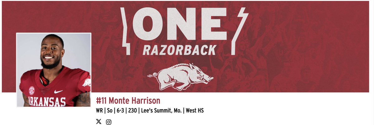 ChrisCleggMiLB's tweet image. Monte Harrison turns 30 years old before the college football season begins. He is only a sophomore.
He formerly was:
-2nd round pick in the MLB Draft(2014)
-Top 100 prospect by various outlets
-Part of the Christian Yelich trade
-Played in 50 MLB games
What a fascinating story