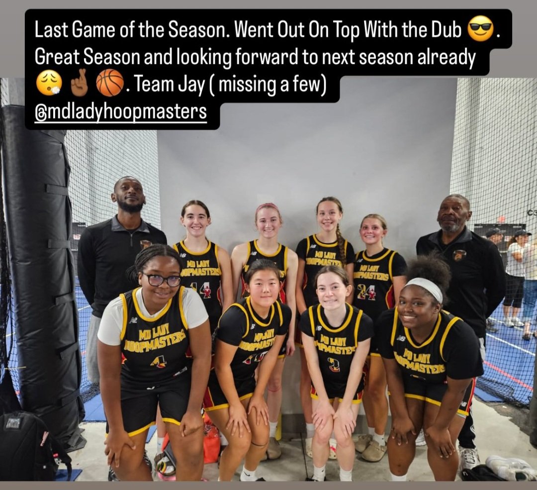 Thank you to all the college coaches who watched us play in KY and at Spooky Nook. Great season MD Lady Hoopmasters.

<a href="/LaTonyaHardy18/">LaTonya Hardy</a> <a href="/Leahh_bbrown/">Leah Brown</a> <a href="/Madzmyers_15/">Madelynn Myers</a> <a href="/MDHoopmasters/">TC Caviness</a>