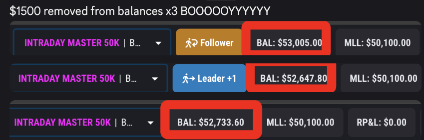 zerodayjay's tweet photo. Looks like I'm getting paid $4500 from Bulenox... $1500 removed from 3 accounts "BuLeNoX dOeSnT pAy ThEiR tRaDeRs" #bulenox #propfirms #daytrading #futurestrading #FoCuSeDdEgEnErAtEpRoGrAm https://t.co/irzJOLltJS