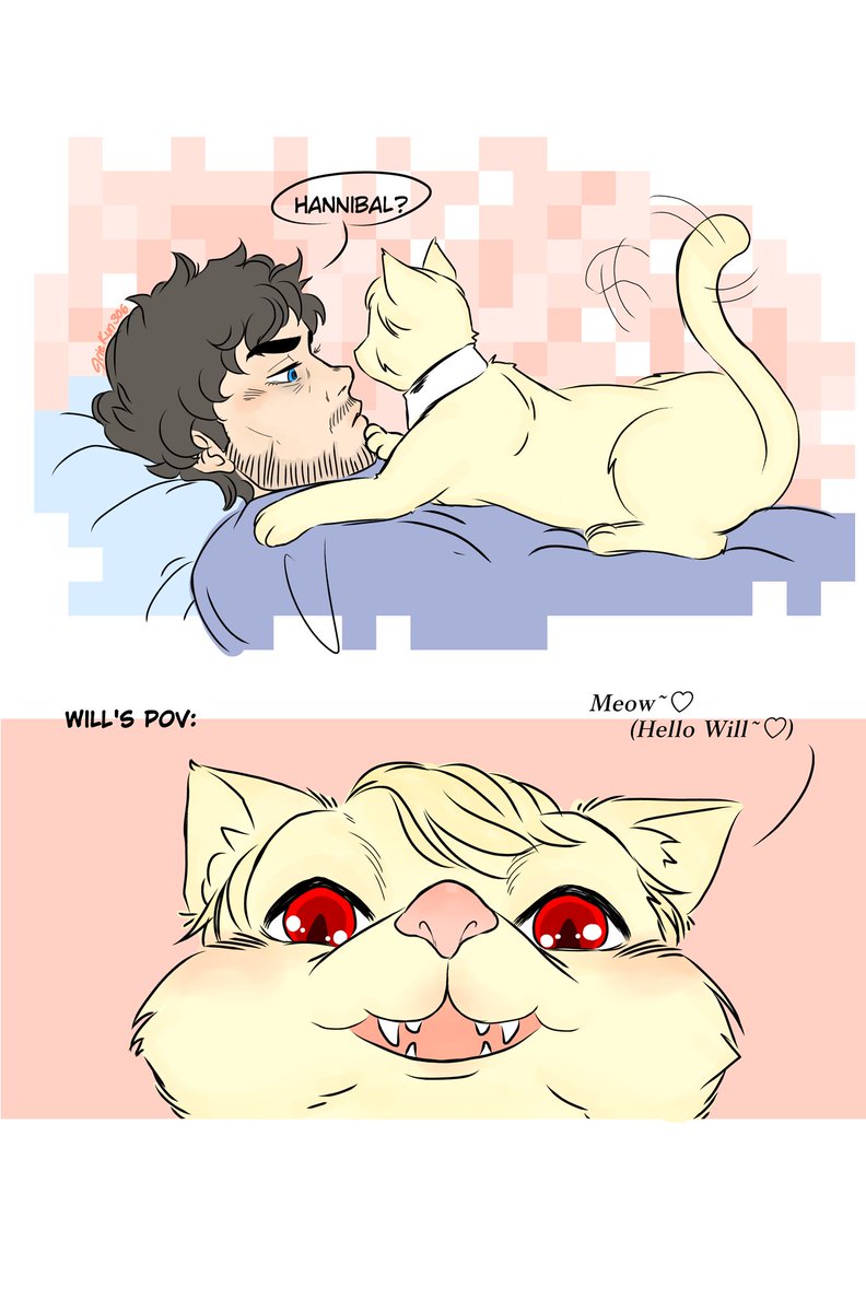 Iriekun3's tweet image. Vi esa foto y pensé #HanniCat haría éso, despertaría así a #WillGraham ansioso de que empiece el día para pasarlo con él.
#Hannibal #Hannigram