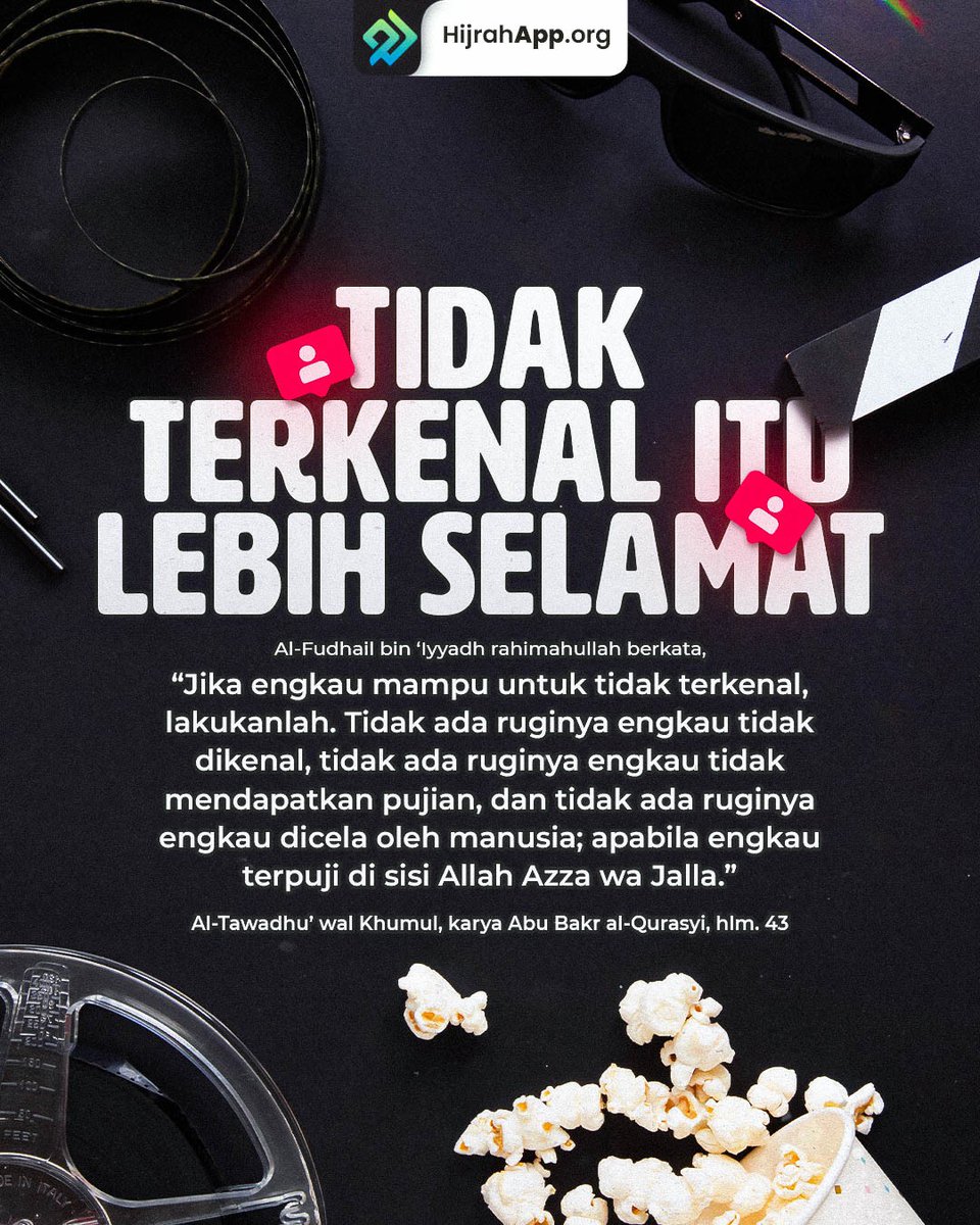 gus_wendri's tweet photo. Nabi Muhammad ﷺ memerintahkan kita untuk menjauhi ketenaran dan pujian-pujian karena pujian itu fitnah. Beliau bersabda:

إِيَّاكُمْ وَالتَّمَادُحَ فَإِنَّهُ الذَّبْحُ

“Jauhilah sifat suka dipuji, karena dengan dipuji-puji itu seakan-akan engkau disembelih.” 
(HR. Ahmad) https://t.co/TdixbjRbpx