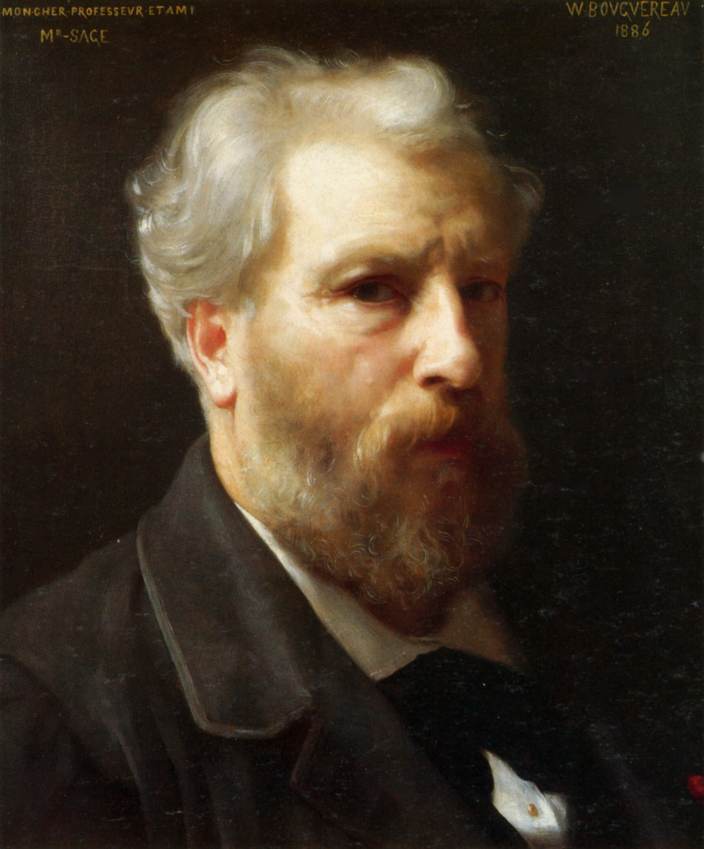 art_bouguereau's tweet image. Self-Portrait Presented To M. Sage #artbots #bouguereau