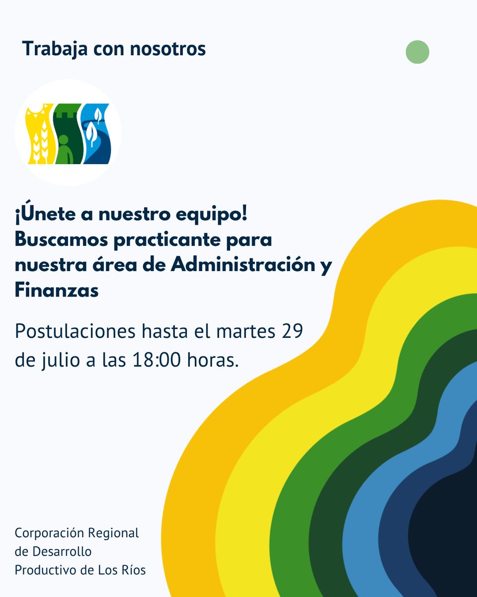 ¡Nueva #PrácticaProfesionalEnLaCRDP! Estamos buscando un/a practicante para apoyar al área de Administración y Finanzas. Más detalles en bit.ly/4o2kfMB
