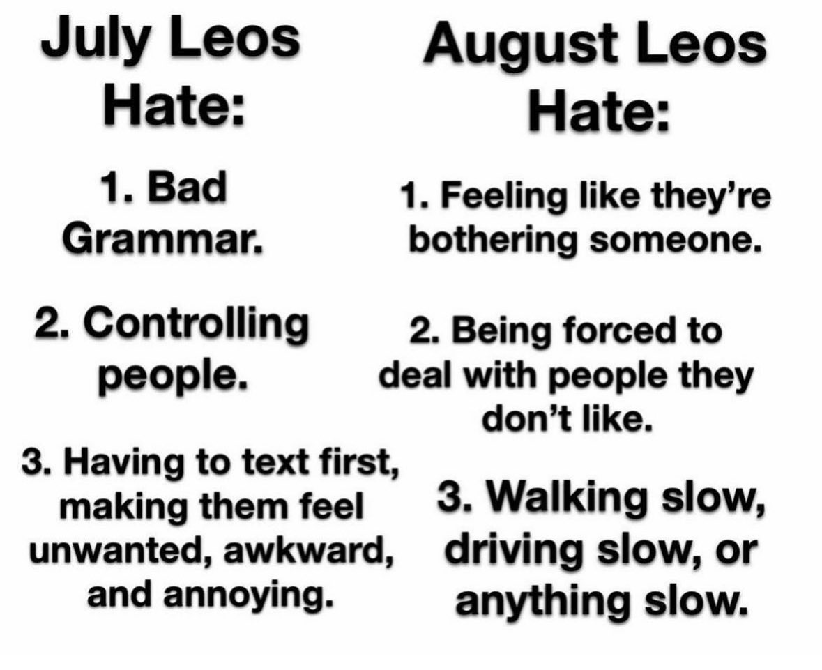 Which #Leo are you? Maybe a little bit of both👏🏼💯🤷‍♀️🤷‍♂️