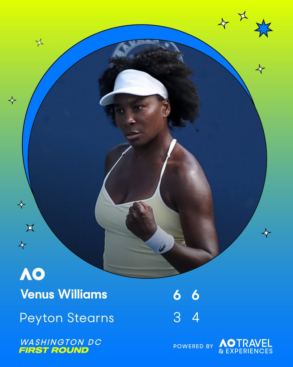AustralianOpen's tweet image. Win a main-draw singles match at age 45? Why not 💪 👑
ICONIC @Venuseswilliams