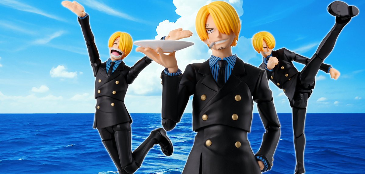 Eiichiro_Staff's tweet image. 【フィギュア情報】
〝東の海〟編のサンジが
S.H.Figuartsでフィギュア化!
自由なポージングだけでなく
料理人ならではのお皿も付属し、
さまざまなシチュエーションを
お楽しみいただけます🍽️
詳細は7.24(木)公開!
tamashiiweb.com/special/jumpcs…
#ONEPIECE