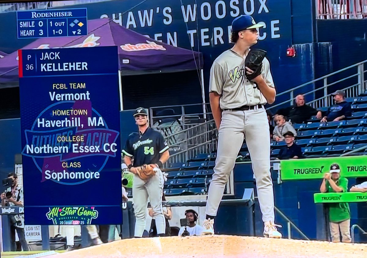 NECCKNIGHTS's tweet image. Jack Kelleher on the bump tonight in the @FuturesLeague All Star Game live on @NESN @NJCAABaseball @NJCAA_Exec @NECCPrez @NorthernEssex