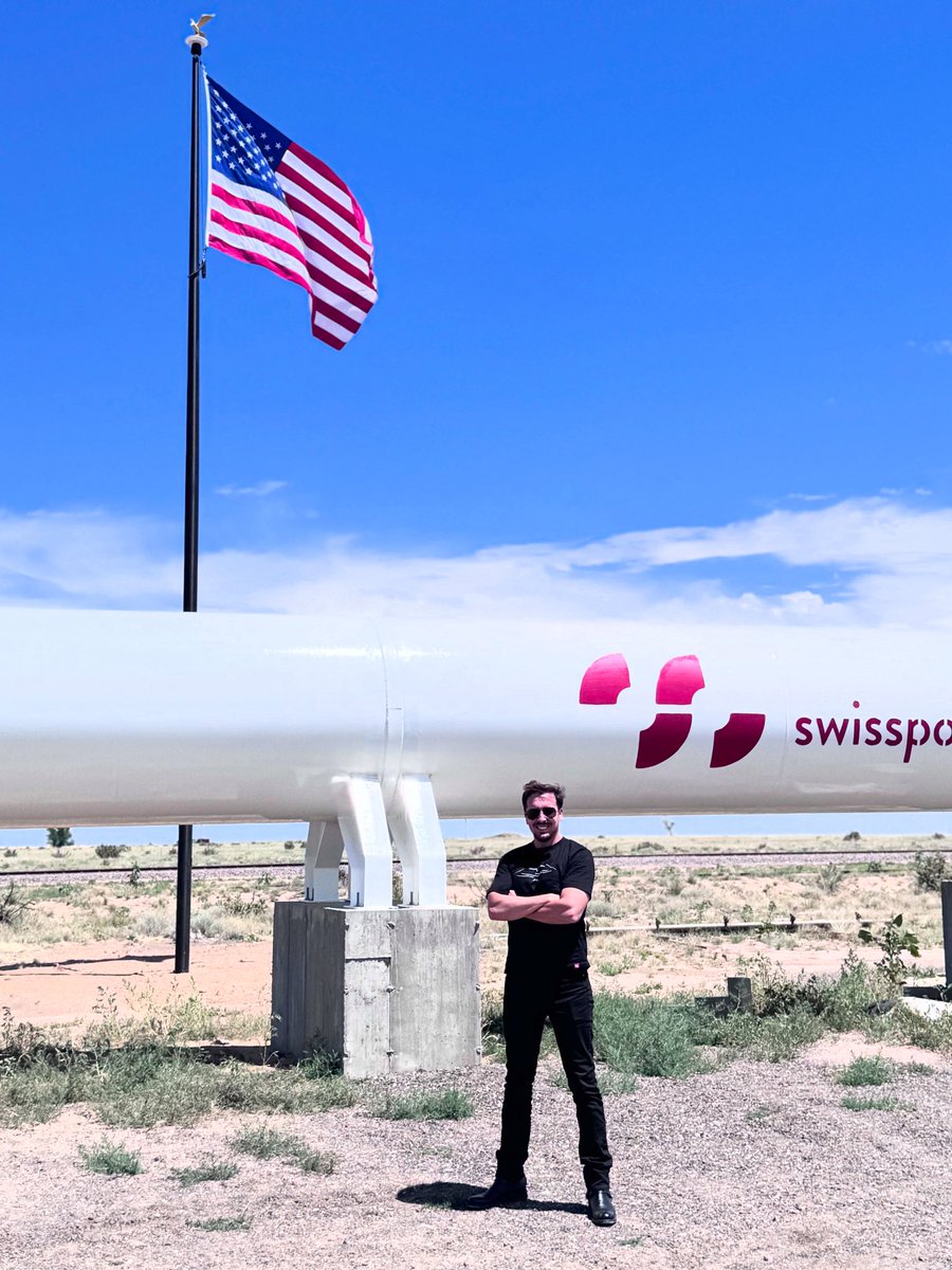 denetudor's tweet image. 🇺🇸USA is building the largest #hyperloop test track in the world! 😎