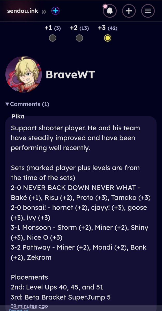 I got suggested to +3 by the legendary <a href="/pikadave465/">Pika</a> !