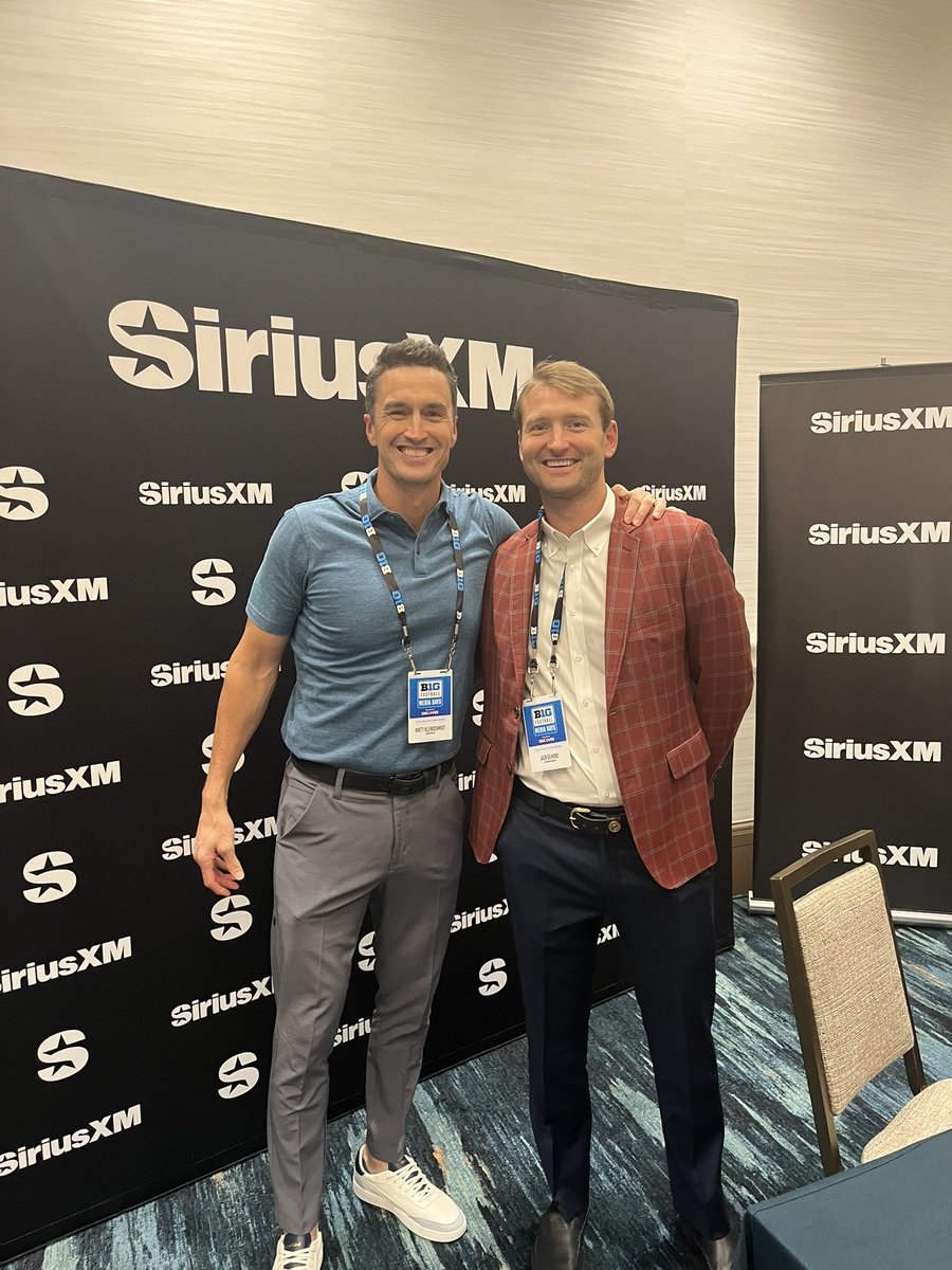 seniorbowl's tweet image. Big thanks to @RhettNFL for having us on @SiriusXM today at Big Ten Media Days! Rhett is a great friend and strong advocate of the @seniorbowl. Grateful for his continued support—and proud to share a partnership with him!
#B1GMediaDays
#TheDraftStartsInMOBILE
