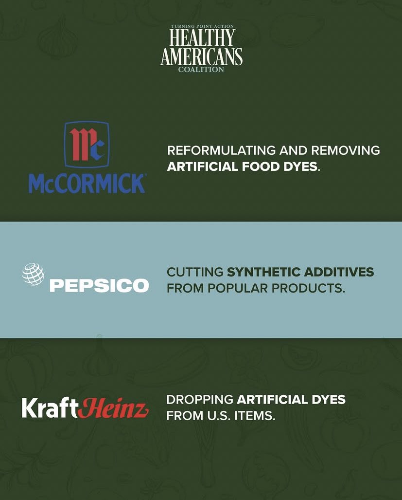realsagegott's tweet image. This is what a culture shift looks like‼️
The @TPACoalitions MAHA Coalition is full of health-conscious patriots that FOUGHT for changes like these!
We are seeing even more companies comply with the mandate to Make America Healthy Again!🍎🍐
Get involved with @TPAction_ today…