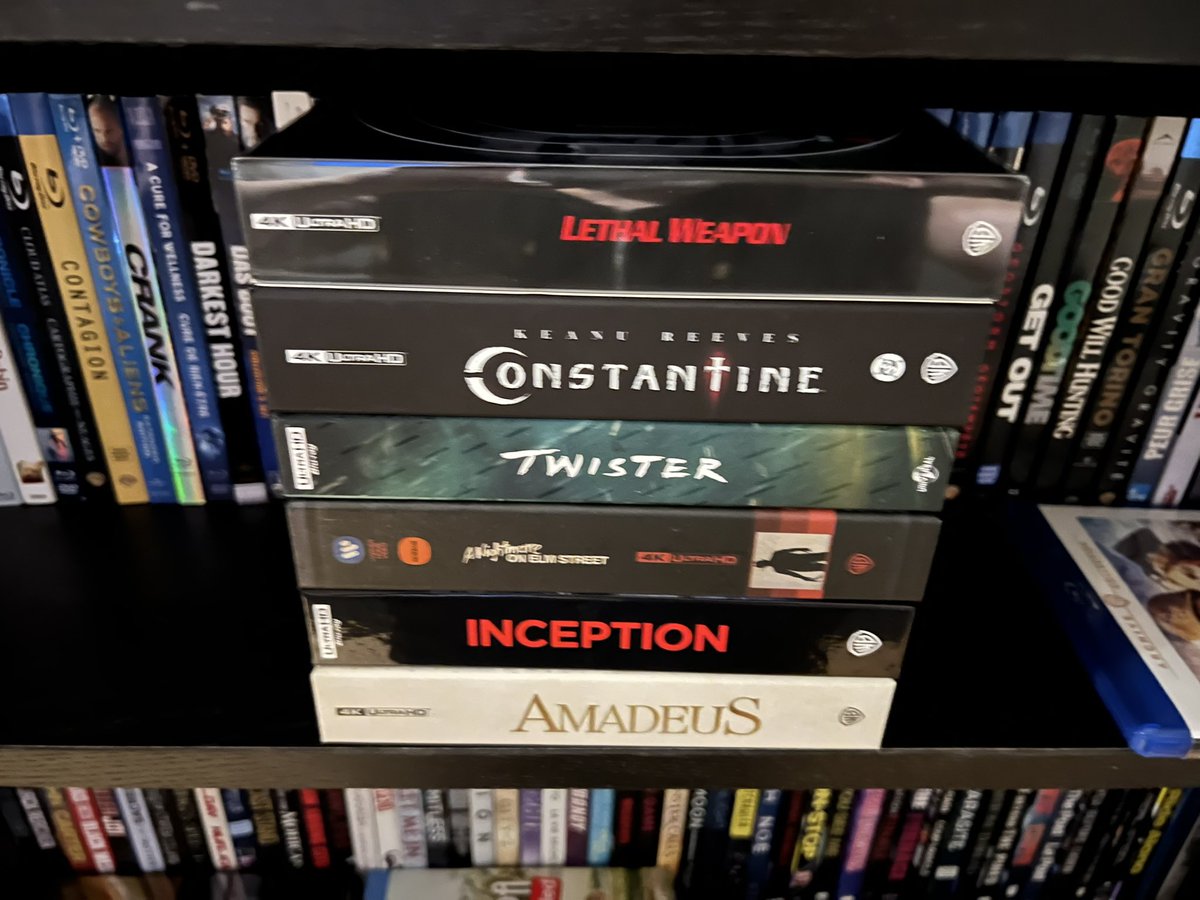 Stuntman_Mik3's tweet image. Today’s #PhysicalMedia Delivery (After being stuck in customs for a month🙄)
God, I LOVE these limited edition sets that WB is doing (Twister is WB, just Universal is the European distributor)