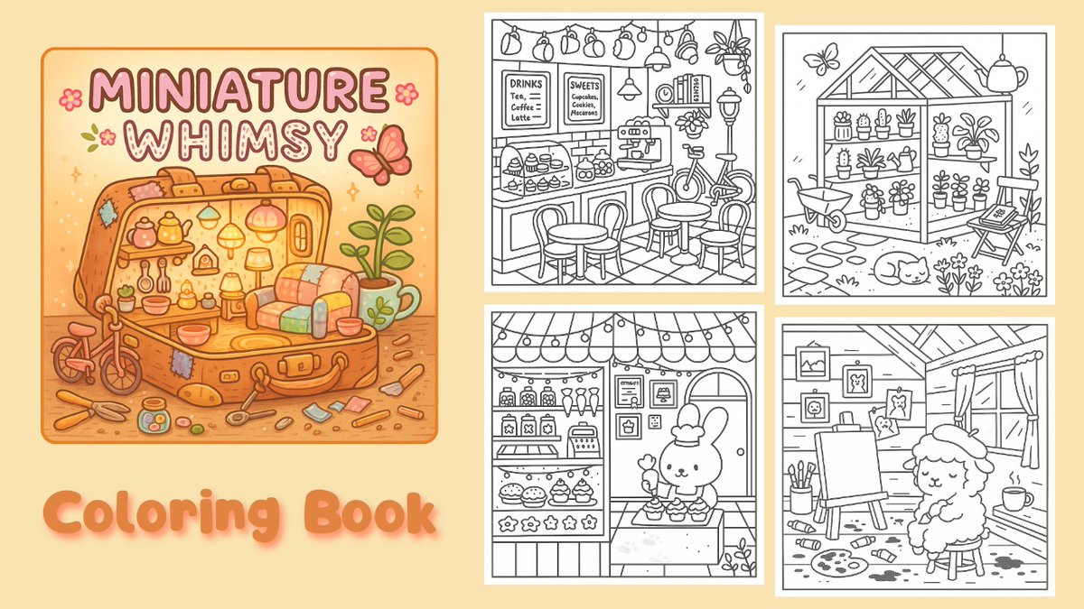 mars28125's tweet photo. 🖍️ Explore my collection of digital PDF coloring books, filled with adorable characters, magical settings, and kawaii style.

🎨 Download them from my profile and start coloring your own world!
📥 Get it here 👉 https://t.co/xBgWVClnNz https://t.co/sAX4xMDjN7