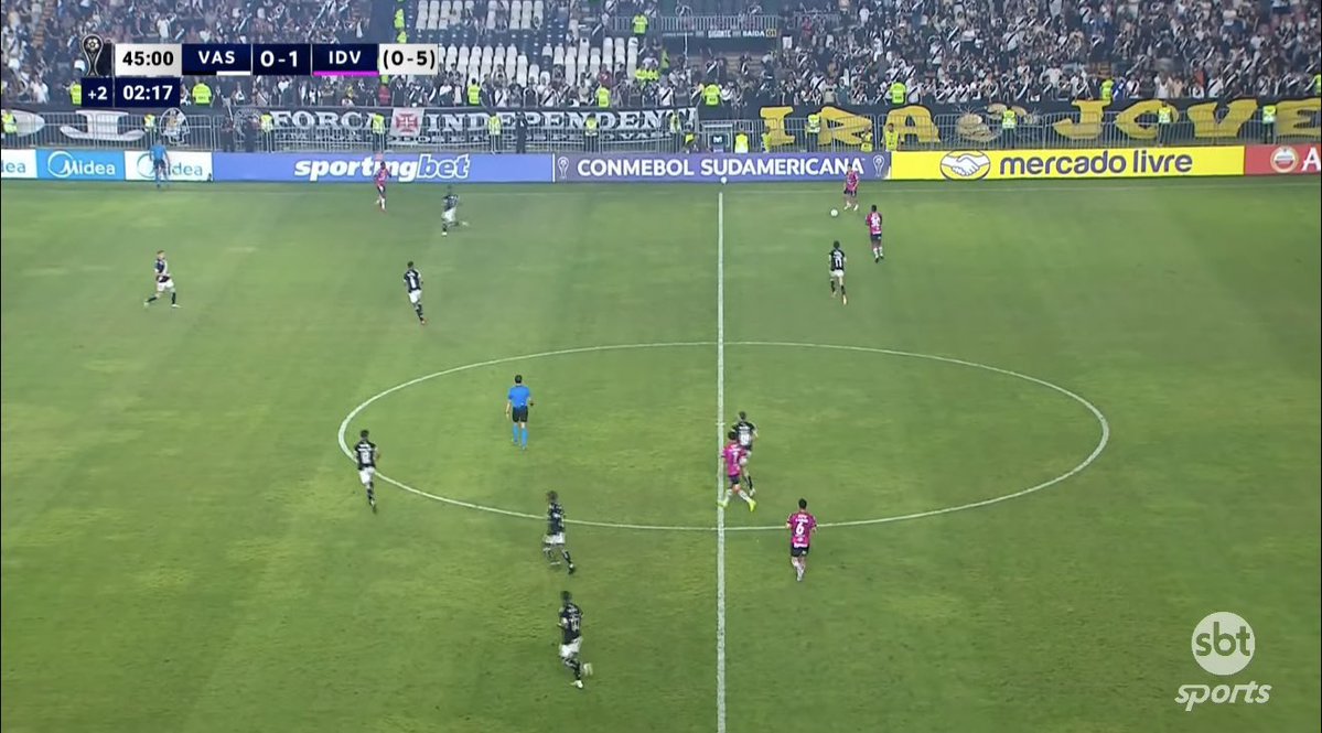 futebol_info's tweet image. Intervalo | Vasco 0x1 Independiente del Valle
Agregado: 0x5
🏆 Playoffs das oitavas de final da Sul-Americana
📸 Reprodução/SBT Sports