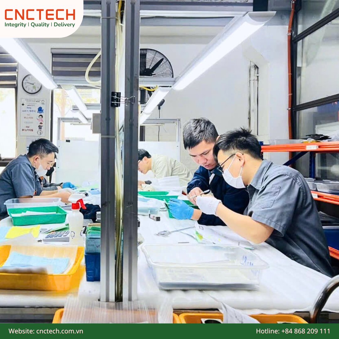 At CNCTech, no department stands alone.

⚙️ 250+ CNC machines
📏 ±0.005mm tolerance
🌍 Shipments to 35+ countries
✅ IATF 16949 &amp; ISO 9001 certified
It’s precision powered by people.
#CNCmachining #PrecisionEngineering #CNCTech #MadeInVietnam
