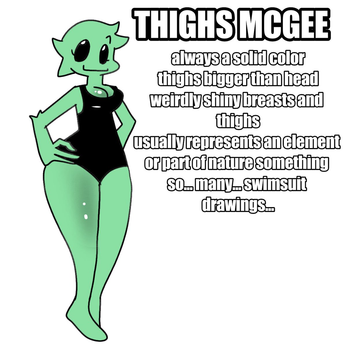 I am a Twitter goonerslop artist and these are my OCs