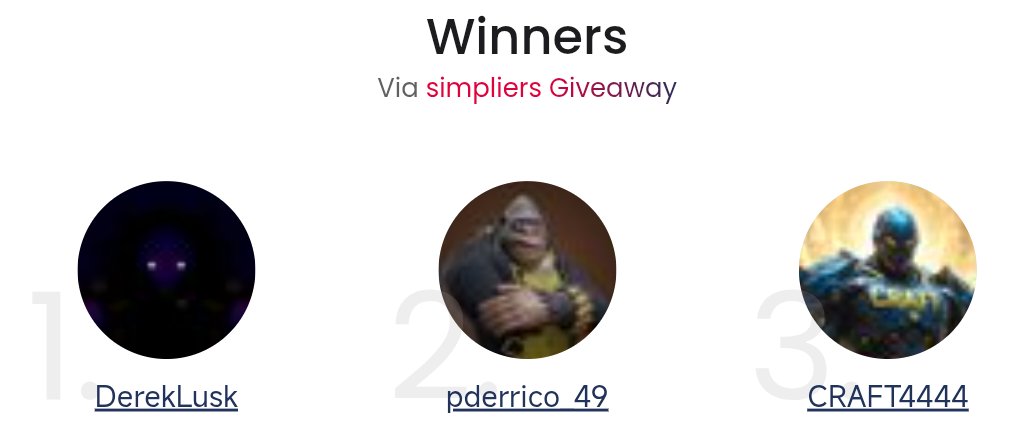 🎉 Congratulations to the winners of our giveaway! Huge thanks to everyone who joined in—it was amazing having you. Stay tuned, more exciting chances are on the way!

🏆 Winners:
1st  | <a href="/DerekLusk/">DLUX 🌙🐺</a>  
2nd |  <a href="/pderrico_49/">Pamela D. - Niner Gurl 🦍</a>  
3rd | <a href="/CRAFT4444/">CRAFT</a>  

📩 Winners, please send over your