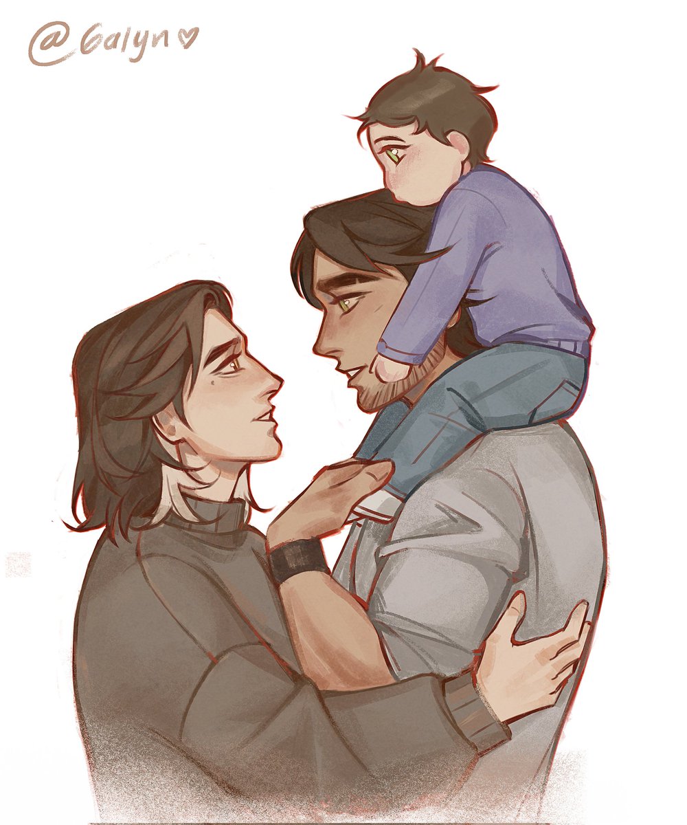 Agalyn_'s tweet image. Fanart mejorado del Jayvik + Rio. Inspirado en el au de @looneyvbne (leanlo, está buenisimo).
#jayvik