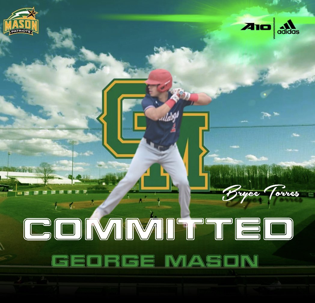 Bryce Torres (@brycetorres26) on Twitter photo I am extremely proud to announce my commitment to play at George Mason university. I want to take this time to thank my Lord and Savior Jesus Christ, my family, friends, and especially all of my coaches who have gotten me this far. Go pats!! 🔰🔰🔰
<a href="/Tyler_Nelin/">Tyler Nelin</a> <a href="/Mmball25/">Mike Morris</a> I am extremely proud to announce my commitment to play at George Mason university. I want to take this time to thank my Lord and Savior Jesus Christ, my family, friends, and especially all of my coaches who have gotten me this far. Go pats!! 🔰🔰🔰
<a href="/Tyler_Nelin/">Tyler Nelin</a> <a href="/Mmball25/">Mike Morris</a>