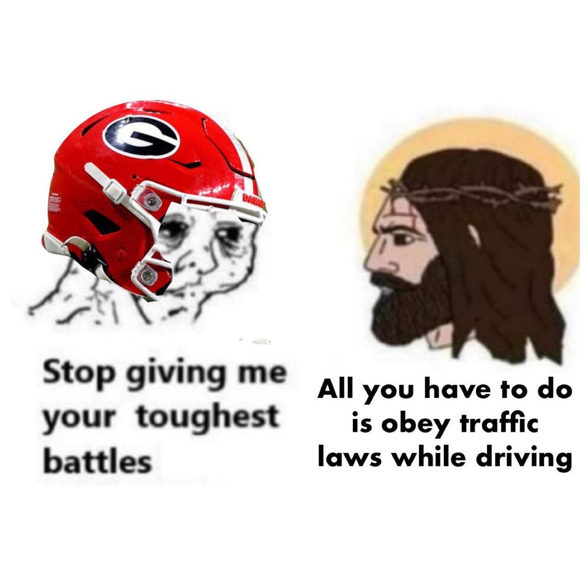 Jere_Memez's tweet image. Georgia Bulldogs seem to have a type. Is reckless driving a requirement there? Chace Calicut will fit right in at UGA.