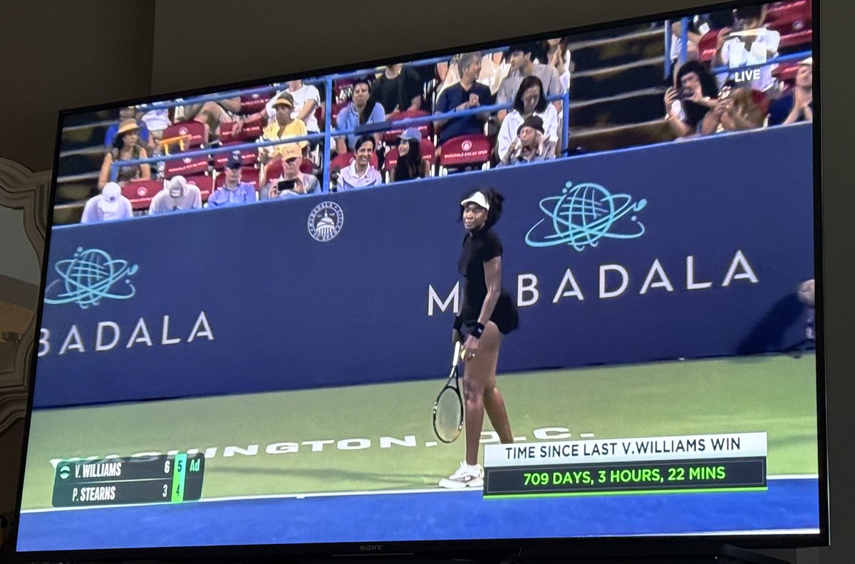 Can we just APPRECIATE THIS QUEEN AND LEGEND!!!! <a href="/Venuseswilliams/">Venus Williams</a> #VenusWilliams #MubadalaDCCitiOpen