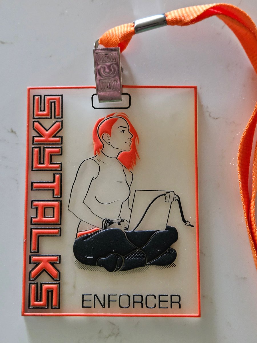 attritionorg's tweet image. Charity Auction!
DEFCON Skytalks Enforcer Badge w/ Hacker
ebay.com/itm/2673392054…
#HACKER #INFOSEC #DEFCON #SKYTALKS