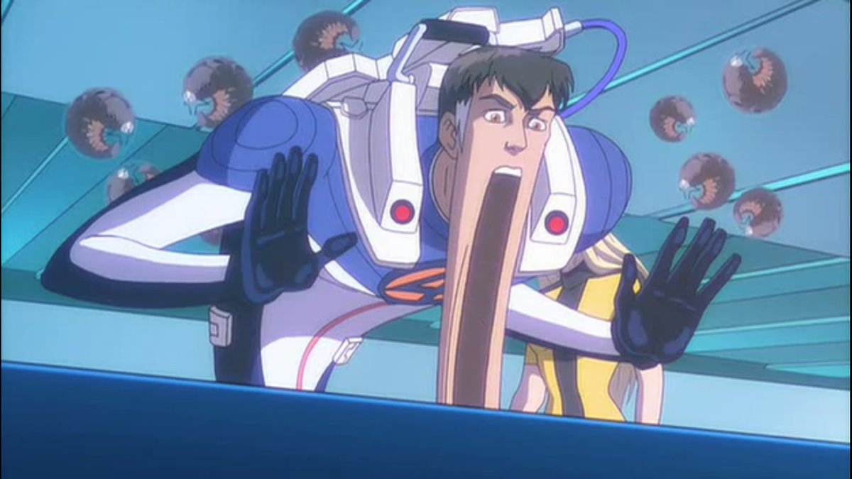 reyskymyth's tweet image. Reed doing the cartoon character jaw drop by using his powers is really fun lol