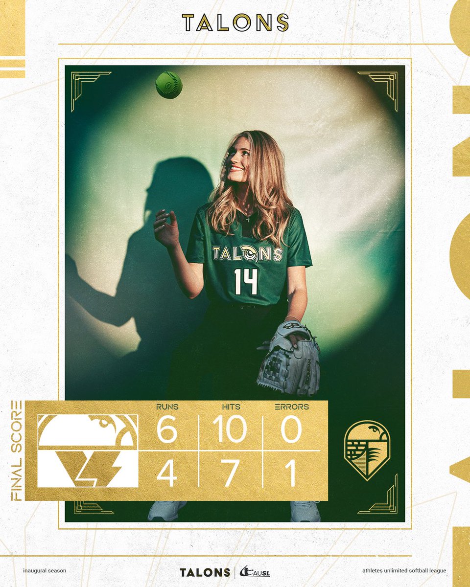 AUSL_Talons's tweet image. It only felt right that we got the dub tonight.
Bird is the word, Talons on 🔝