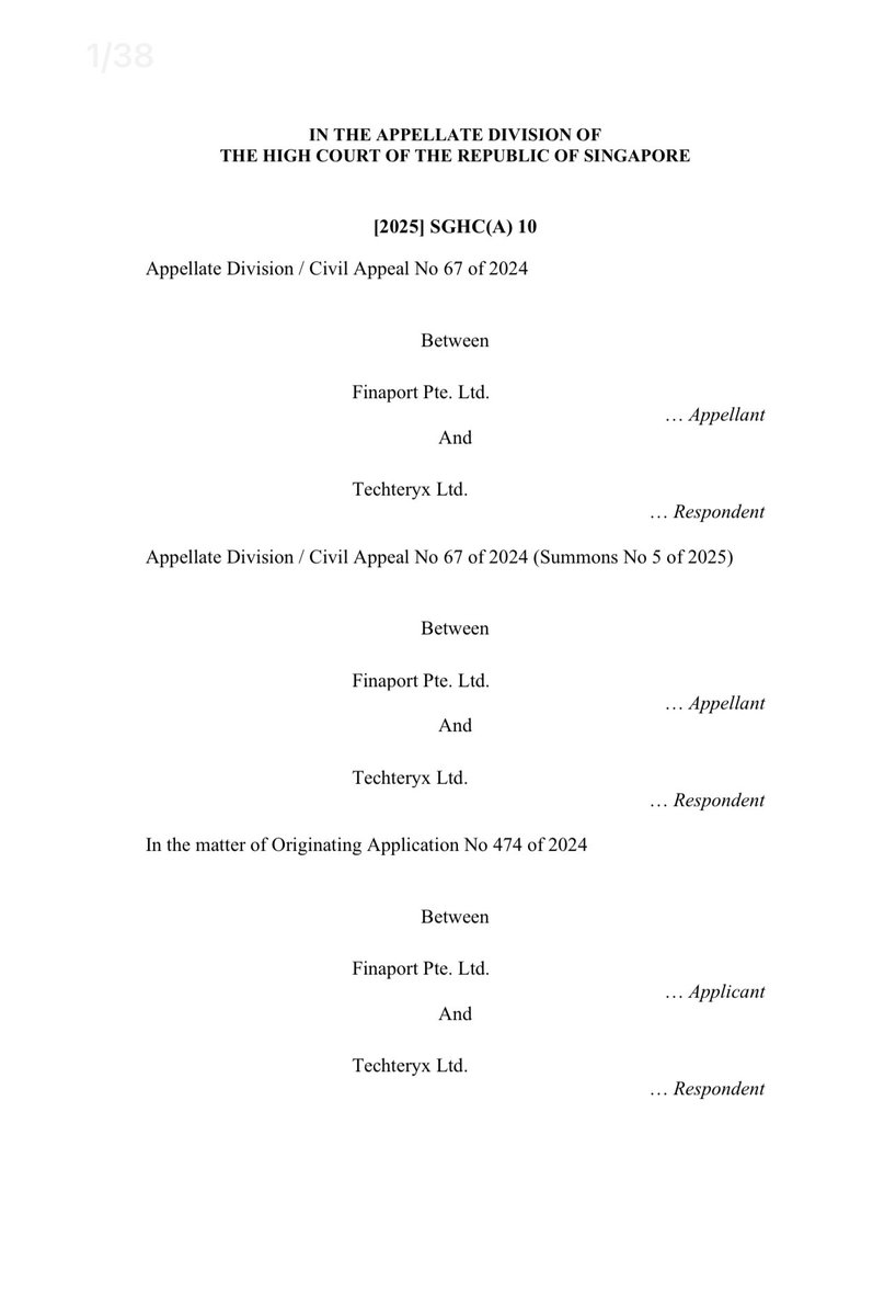 孙哥5亿美金维权进展】 早上偶尔看到一个法律公众号讨论稳定币诉讼案例，仔细一看是孙哥的5亿美金维权案进展。  孙哥在香港推动了TechteryX对FDT（资金托管）以及Finaport（投资经理）的起诉。  被告方Finaport在新加坡提起了“禁诉令”并获得了“合约性禁诉令”，香港诉讼针对 ...