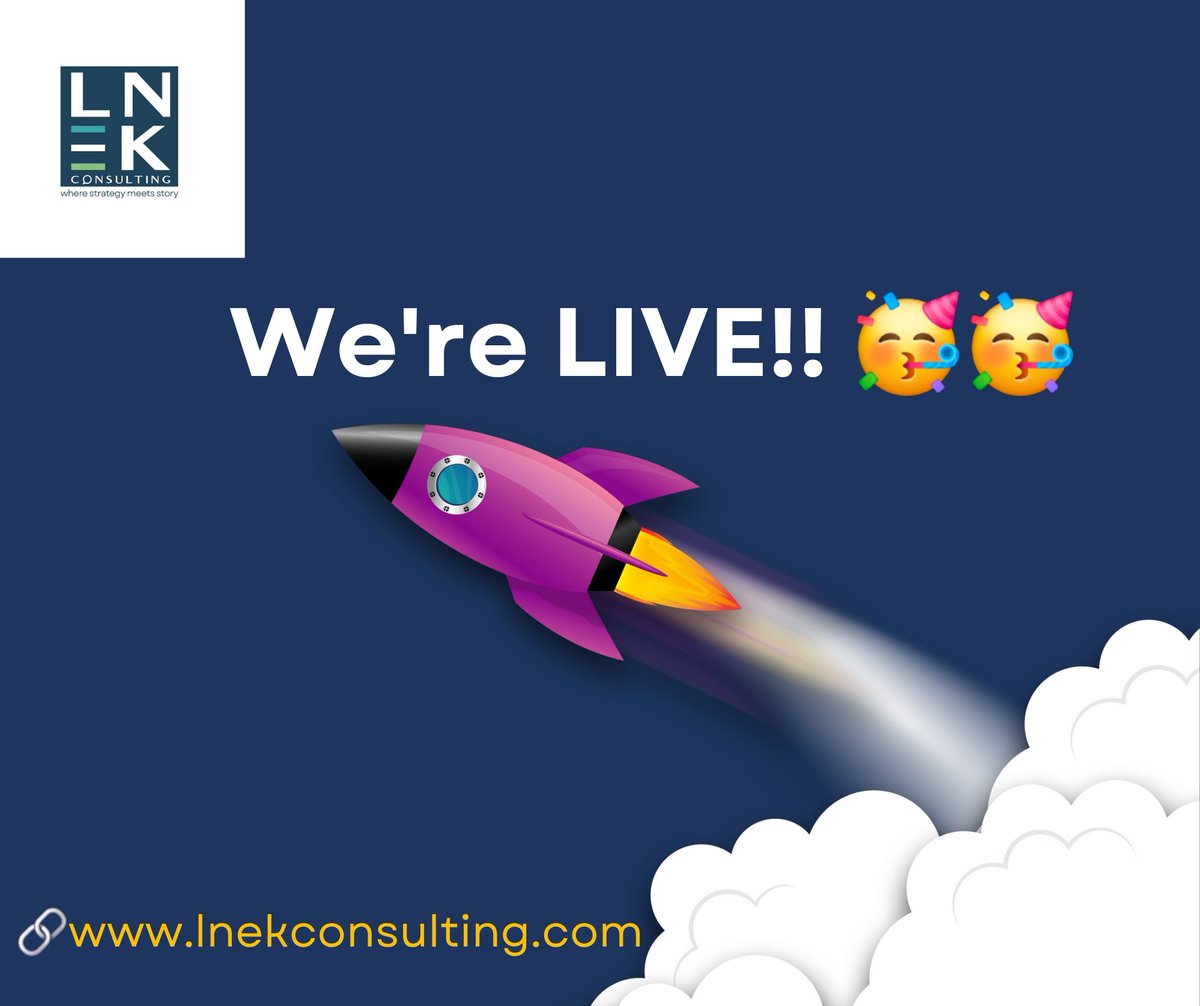 LNEKConsulting's tweet photo. 🌟 Welcome to LNEK Consulting!!🌟 
We look forward to supporting you with your communications goals. 
Let's get to know each other - https://t.co/uA3qfPZvov https://t.co/xmPh3hdSar