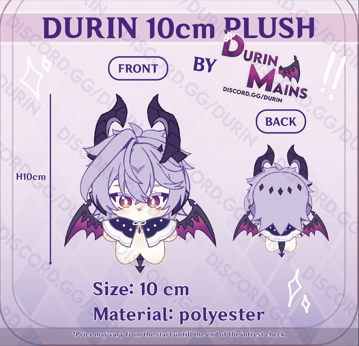 durinarchive's tweet image. a durin nui could be YOURS! brought to you straight from the desk of the durin mains discord~ 

more information can be found in at discord.gg/durin! and we will be giving away a few plushies there closer to his release :) 

interest check: forms.gle/LsBgzUKhwkgdAJ…

#durin