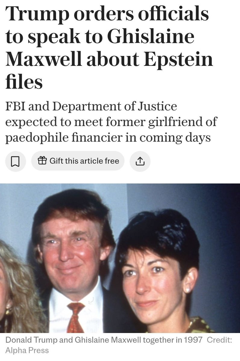 Vision4theBlind's tweet image. Ghislaine Maxwell is about to get a pardon from Trump.
Just watch