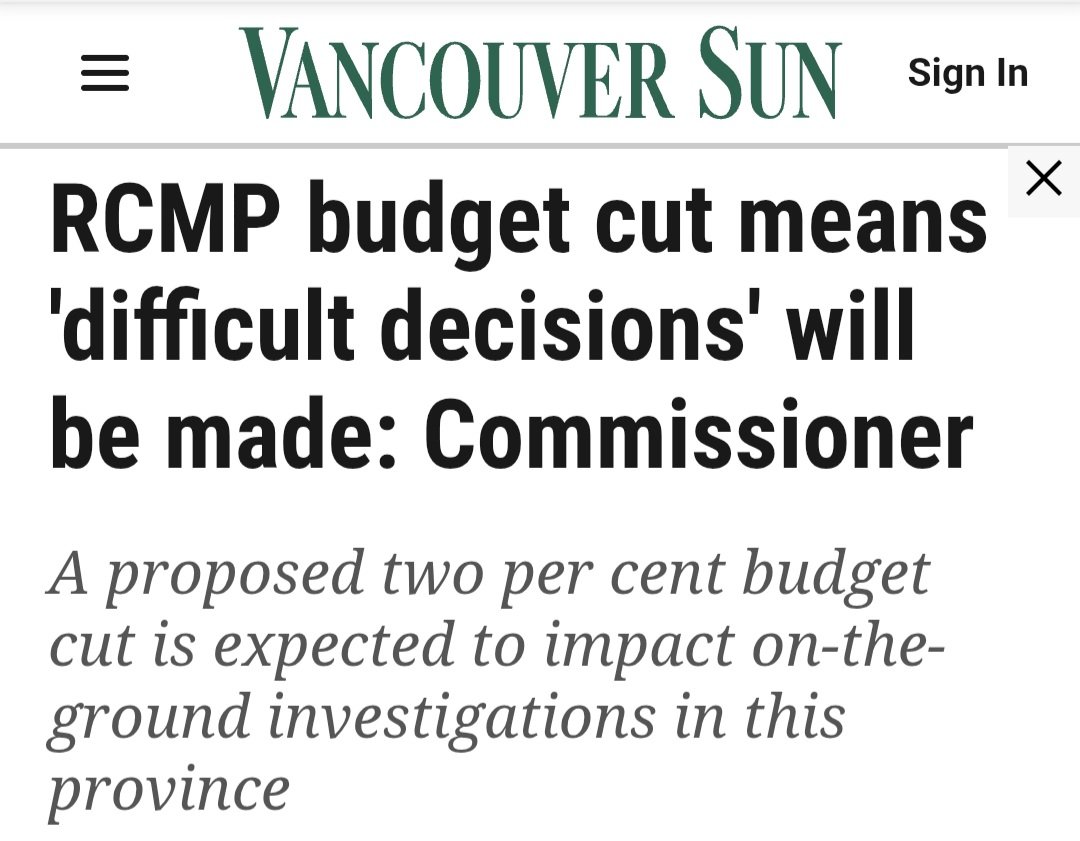 elenoresturko's tweet image. The RCMP is already operating on a very tight budget. It’s wrong to make any cuts at a time when we have multiple concurrent issues of public safety in BC - transnational organized crime, drug production & extortion.
The RCMP needs our support & additional resources to do the…