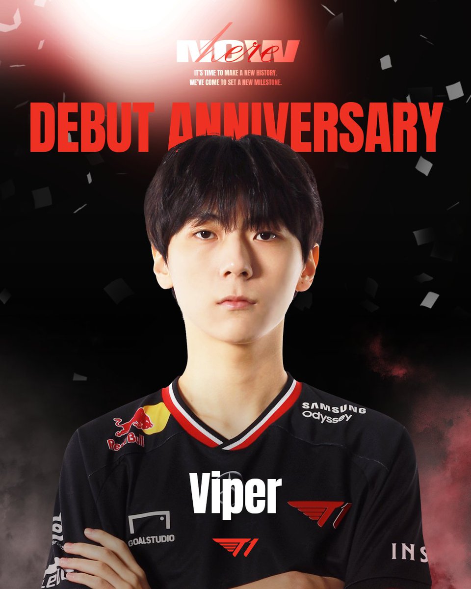 오늘은 T1 Overwatch2 팀의 ‘Viper’ 이정웅 선수의 데뷔 3주년입니다!

Happy 3rd debut anniversary to our Overwatch2 team's ‘Viper’!

#TogetherAs1