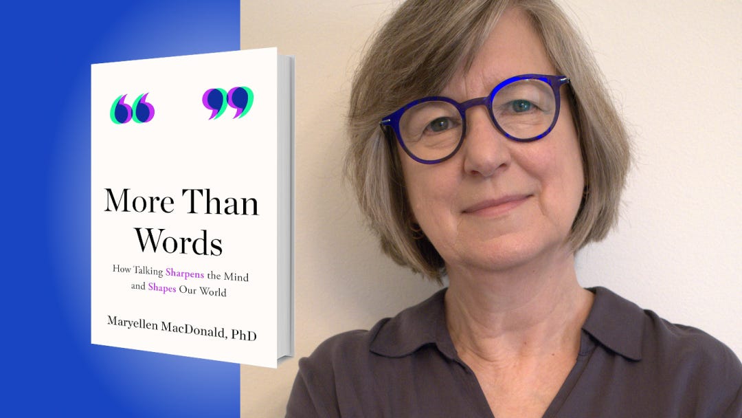 Cara Santa Maria (@carasantamaria) on Twitter photo 🎙New <a href="/TalkNerdy_Pod/">Talk Nerdy Podcast 🎙🎧</a> is here for your earholes! 🎙
Fresh #TalkNerdy is with psycholinguist & Professor, Dr. Maryellen MacDonald. We chat about her new book, "More Than Words: How Talking Sharpens the Mind and Shapes Our World." <a href="/mcmacdonald/">Maryellen MacDonald</a>
🎧:
carasantamaria.com/podcast/maryel… 🎙New <a href="/TalkNerdy_Pod/">Talk Nerdy Podcast 🎙🎧</a> is here for your earholes! 🎙
Fresh #TalkNerdy is with psycholinguist & Professor, Dr. Maryellen MacDonald. We chat about her new book, "More Than Words: How Talking Sharpens the Mind and Shapes Our World." <a href="/mcmacdonald/">Maryellen MacDonald</a>
🎧:
carasantamaria.com/podcast/maryel…