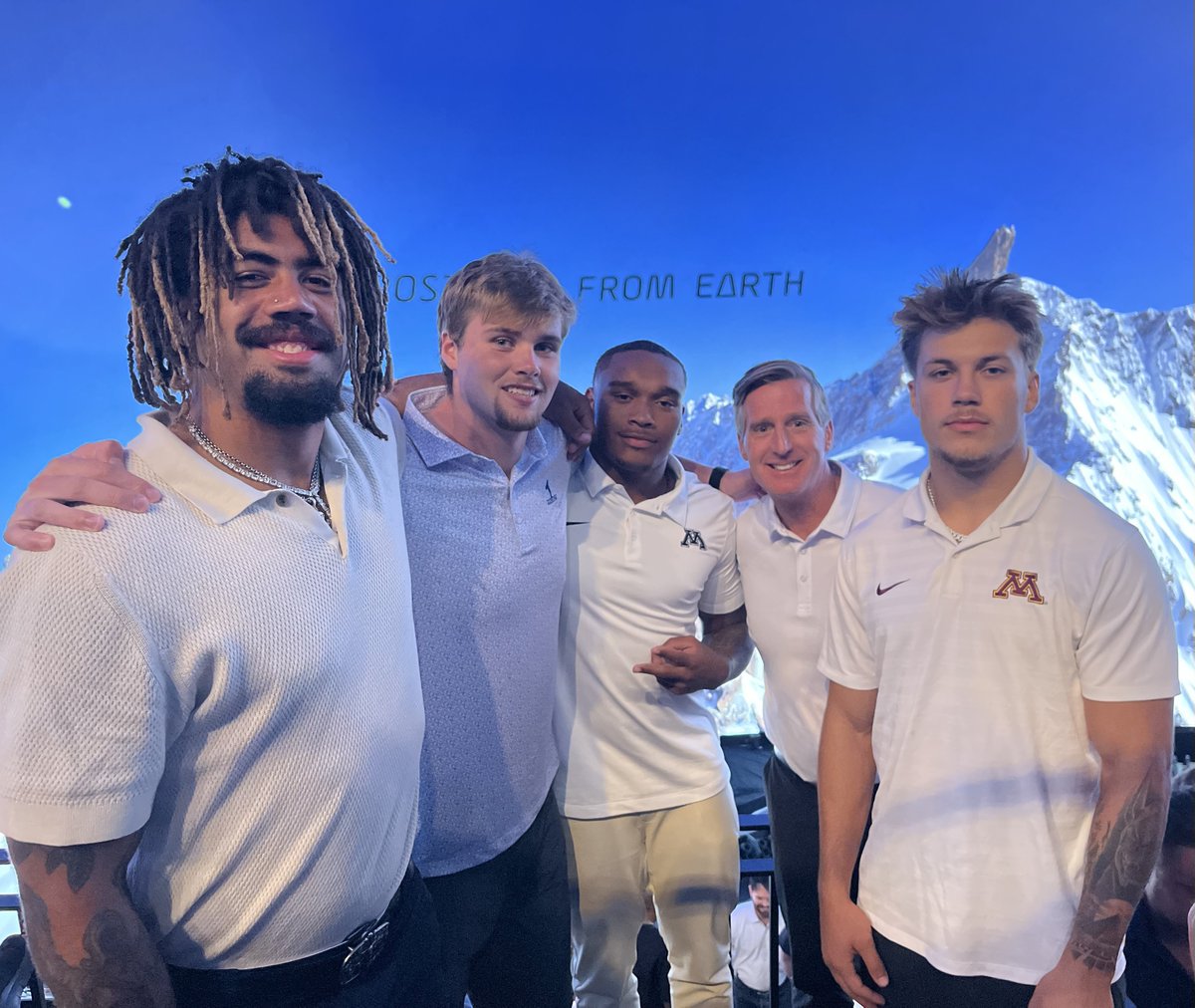 GopherFootball's tweet image. The Maroon & Gold at the @SphereVegas‼️
#RTB #SkiUMah #Gophers