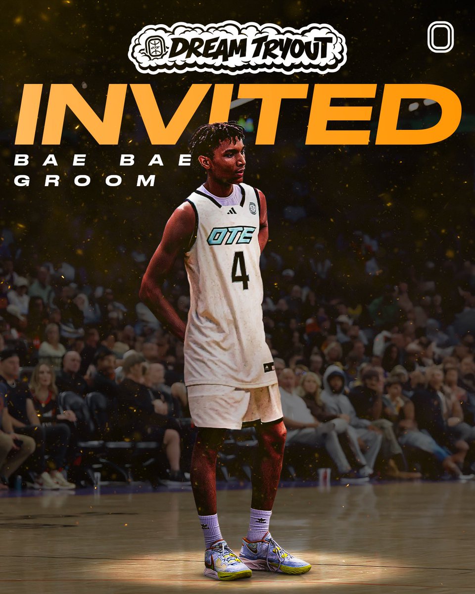OvertimeElite's tweet image. Ryland “Bae Bae” Groom is our next hooper getting a shot at the OTE Dream tryout 🚨 A true shooter gonna be hard to beat this weekend 🎯 @BaeGroom