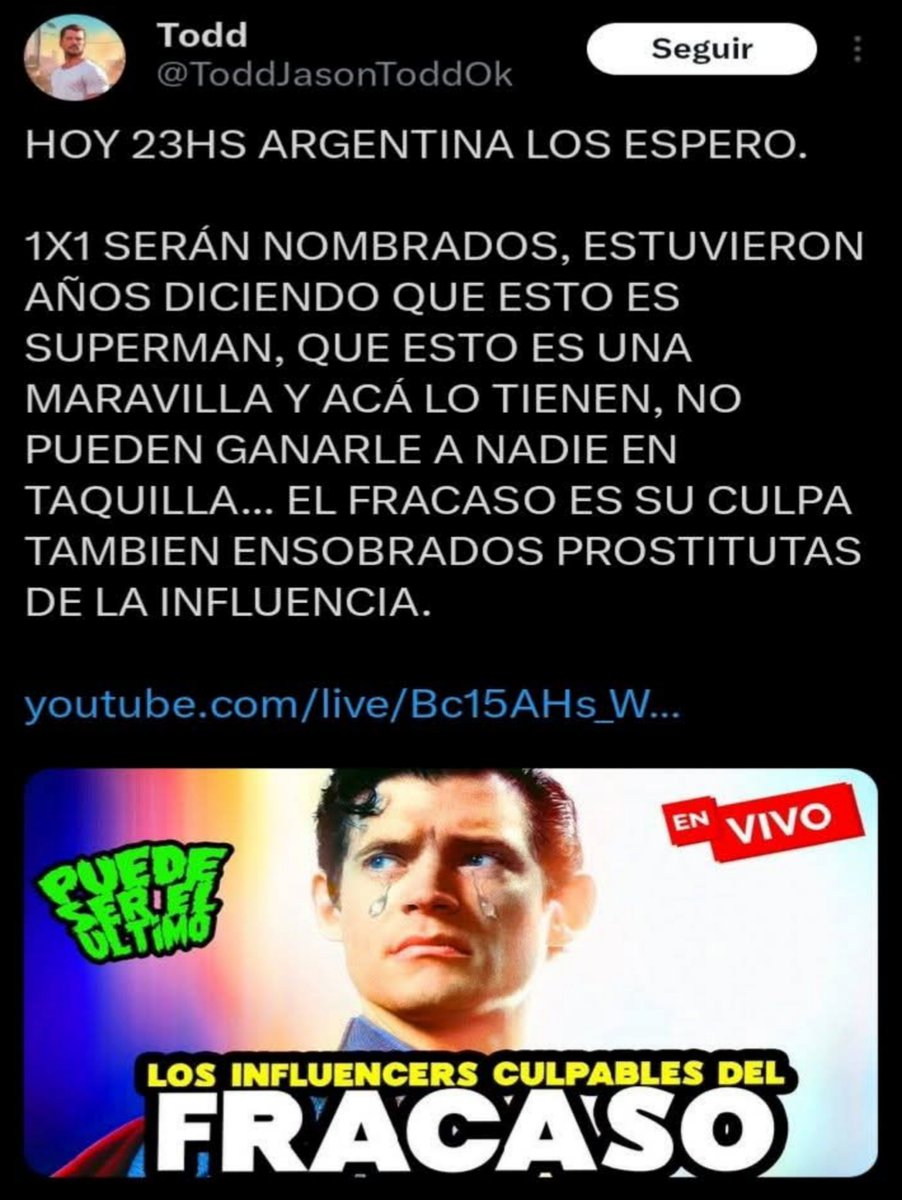 snydertard_'s tweet image. Viejo, solo lleva dos semanas en cartelera y ya le dices fracaso XD