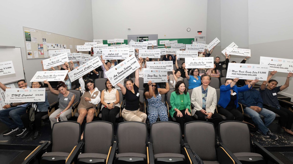 EconOppLA's tweet image. 75 small businesses in unincorporated areas of the First District received critical funding through the PACE Small Business Grant Program, a CDBG-funded initiative supported by DEO, administered by @paceinla, and funded by Supervisor @hildasolis.