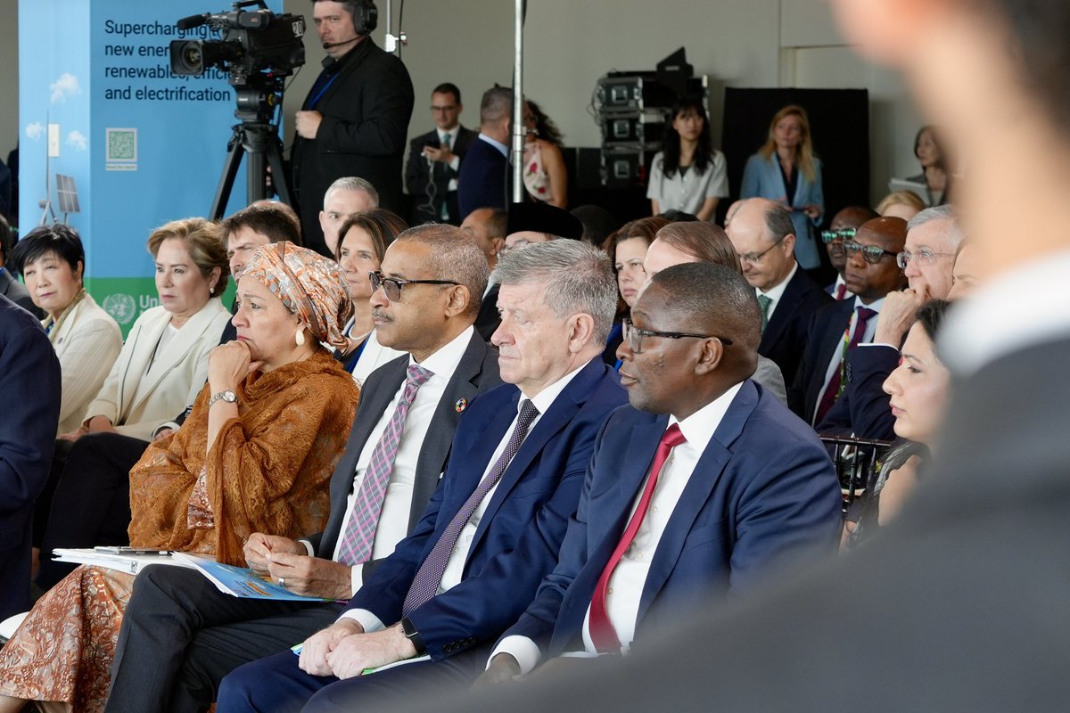 I join SG <a href="/antonioguterres/">António Guterres</a>: this is a moment of opportunity.
An opportunity to invest in Africa to harness the green and blue transitions and to unlock its unique renewable potential powering the future — of the continent, and the world.