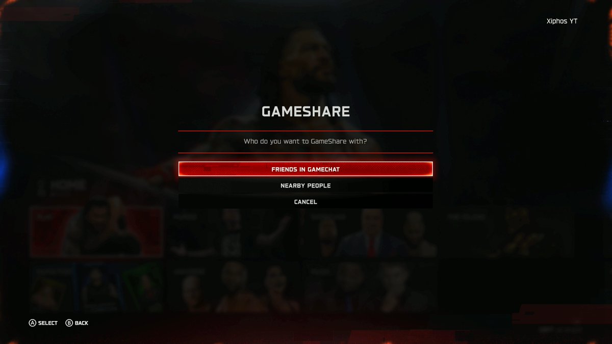 Xiphos_YT's tweet image. #WWE2K25 supports GameShare on the #NintendoSwitch2
