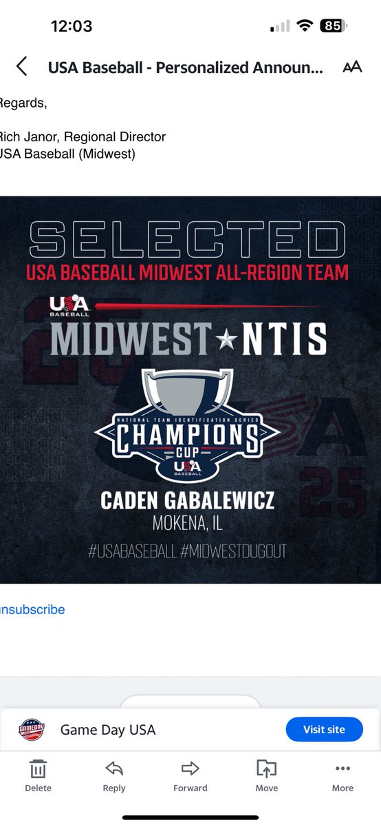 markgabalewicz's tweet photo. #usabaseball #midwestdugout https://t.co/nwF2HxxCFD