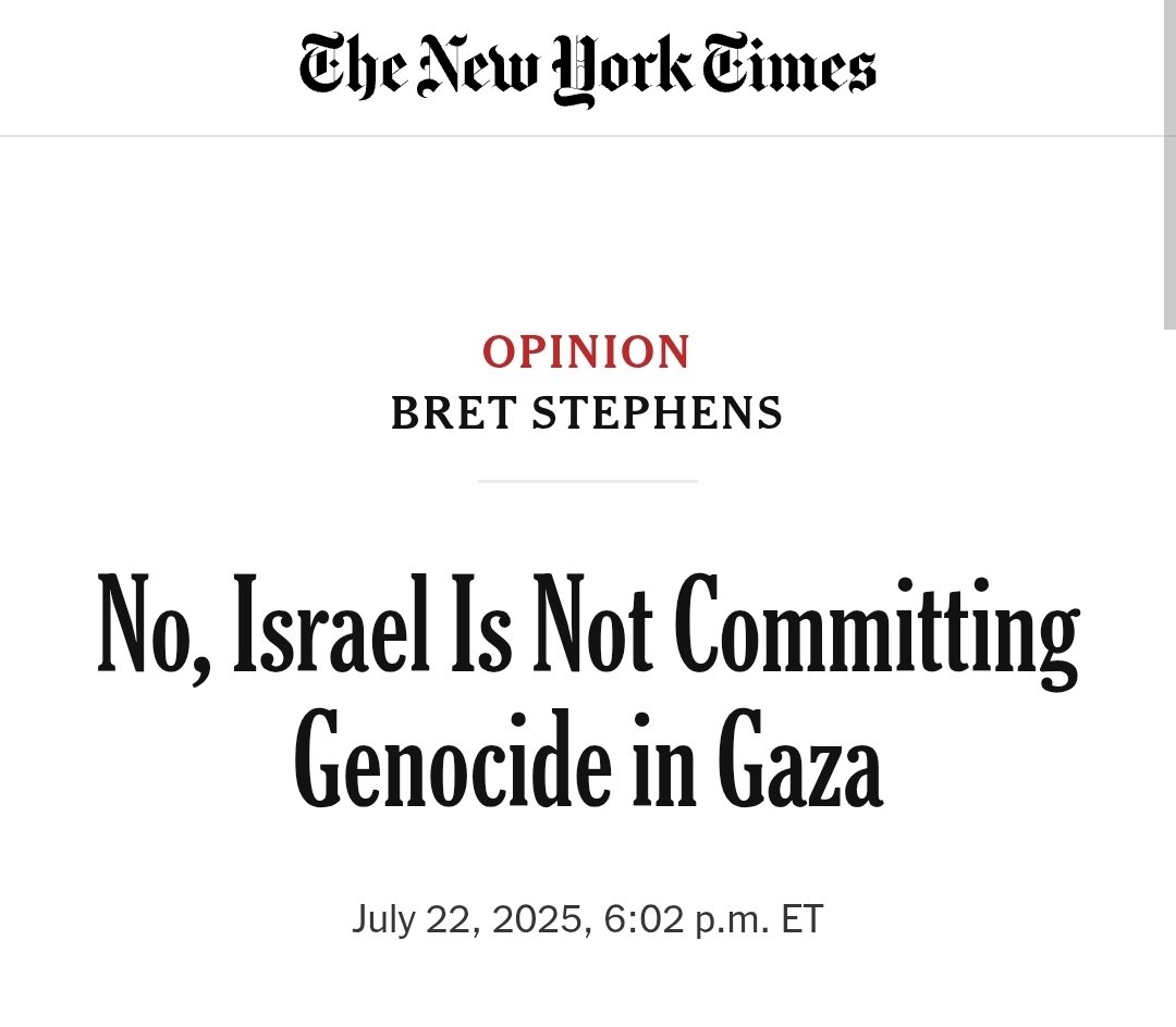 ratlpolicy's tweet image. I made this exact argument almost two years ago at @NRO. Glad the Times published this, but it's absurd that it took so long, especially since the genocide smear started on October 8, 2023.
Better late than never, but you should read my piece instead.
nationalreview.com/2023/10/accusi…