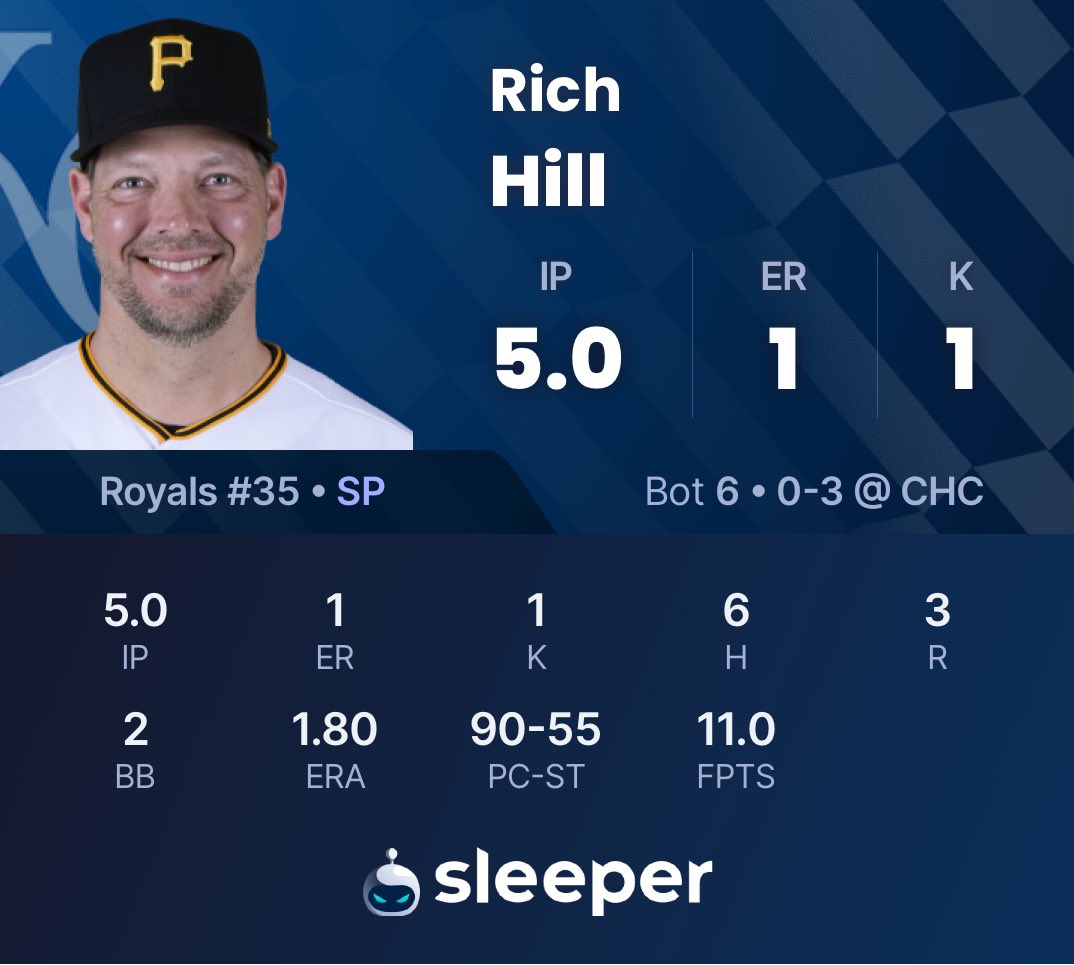 SleeperRoyals's tweet image. I think Hill proved he still got a little something left in the tank😎 #FountainsUp