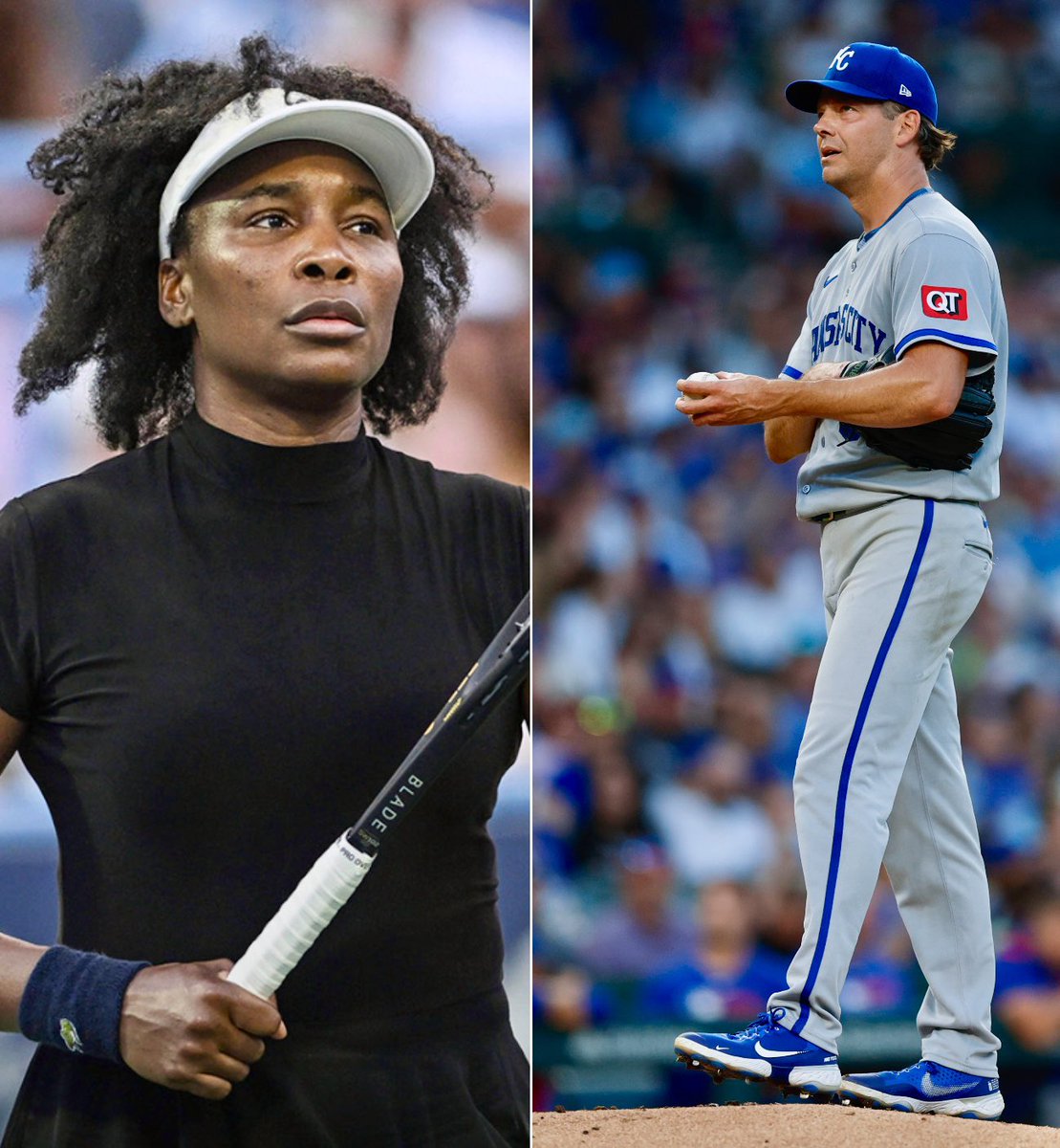 Underdog's tweet image. Age is just a number.
At the age of 45, Venus Williams returned to tennis and won tonight and Rich Hill gave up 1 ER against the Cubs in his MLB return 👏