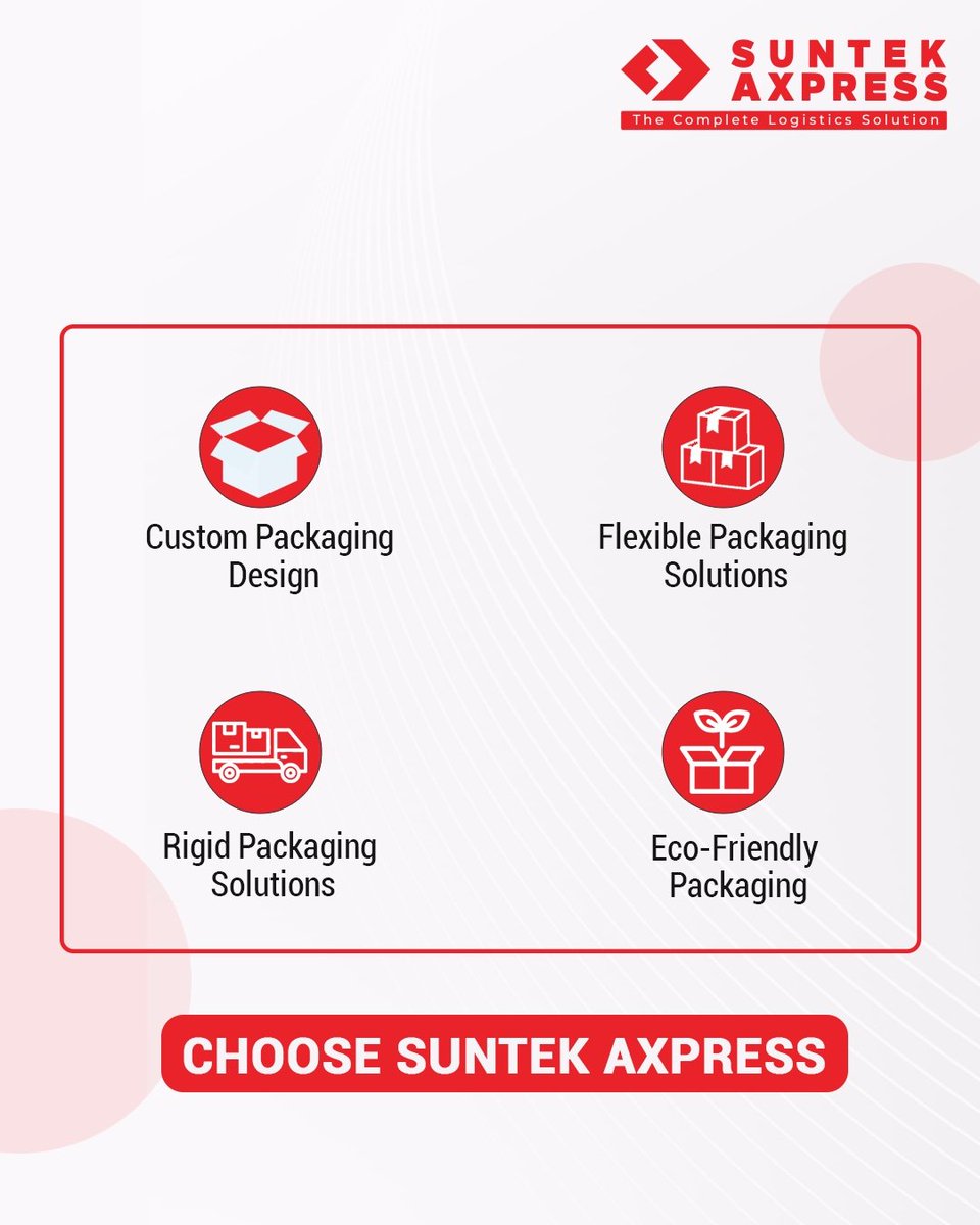 Suntek_Axpress's tweet image. Your product deserves packaging that speaks volumes.

🎯 Custom. Durable. Designed to impress.

Explore our full-service packaging solutions today!

#suntekaxpress #logistics
#packagingthatperforms #ppboxes
