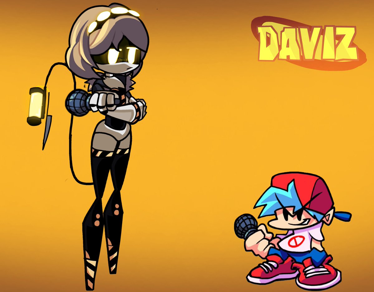 DAVIZ_ART's tweet image. Concepto de V en fnf
#murderdrones #SerialDesignationV #FNF