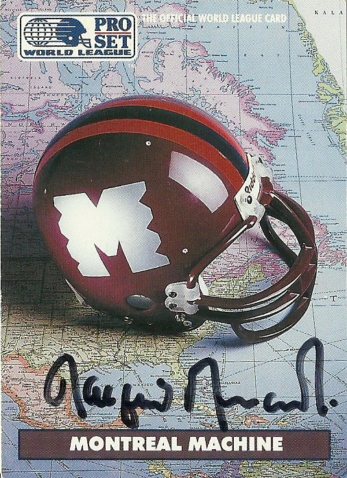 CFLLATENEWS's tweet image. Canada was home to nine pro football teams in 1991.
The oddball of the nine? The Montreal Machine of the World League of American Football.
Ok.
The club managed 31,888 fans in its first year and 25,254 in its second year before the league died.
#CFL
