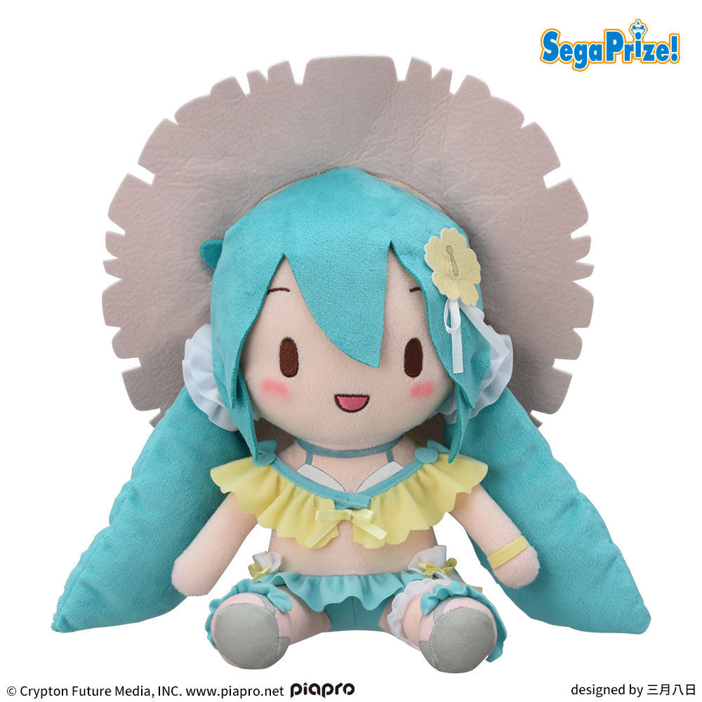 seganewsnavi's tweet image. 【プライズ】
水着衣装の「初音ミク」の #ふわぷち ぬいぐるみが7月25日よりUFOキャッチャーに順次登場⛵
7月18日より順次登場中のフィギュアと合わせて飾りたい✨
▼取扱店舗検索はこちら
segaplaza.jp/prize/B122176/
#初音ミク #セガプライズ
